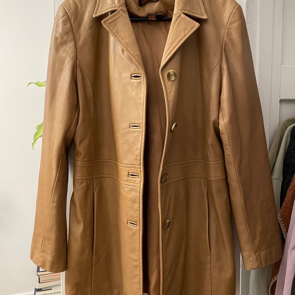 Danier Leather Brown Coat - Picture 2 of 7